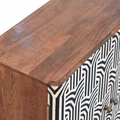 Artisan - Honey Caramel Edessa Bone Inlay Cabinet
