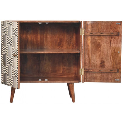 Artisan - Honey Caramel Edessa Bone Inlay Cabinet
