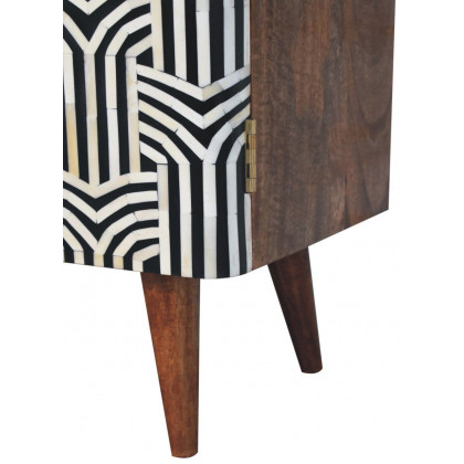 Artisan - Honey Caramel Edessa Bone Inlay Cabinet