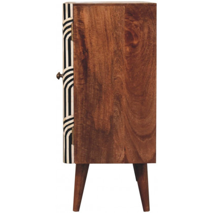 Artisan - Honey Caramel Edessa Bone Inlay Cabinet