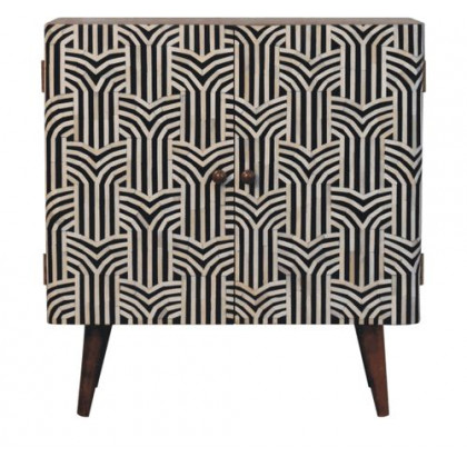 Artisan - Honey Caramel Edessa Bone Inlay Cabinet