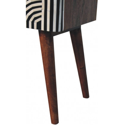 Artisan - Honey Caramel Edessa Bone Inlay Bedside