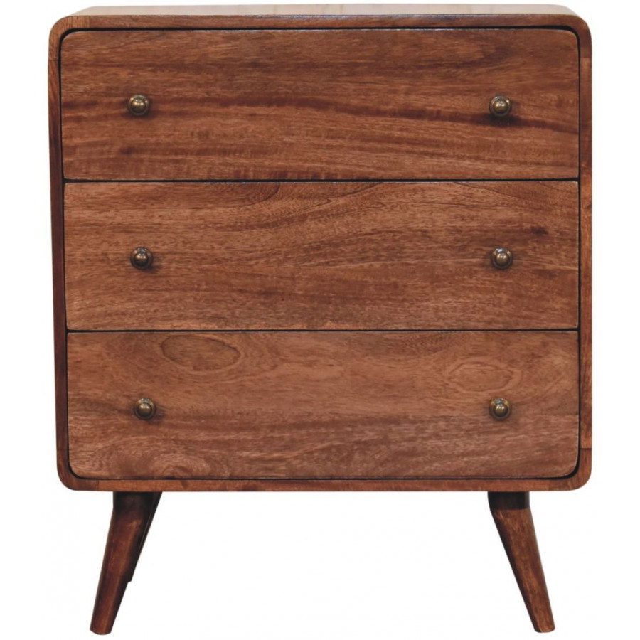 Artisan - Curved Honey Caramel Chest