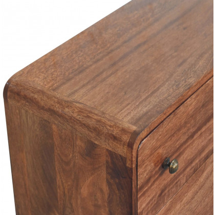 Artisan - Curved Honey Caramel Chest