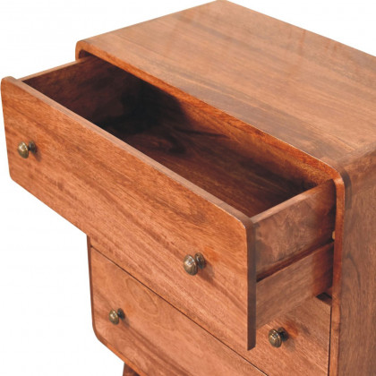 Artisan - Curved Honey Caramel Chest