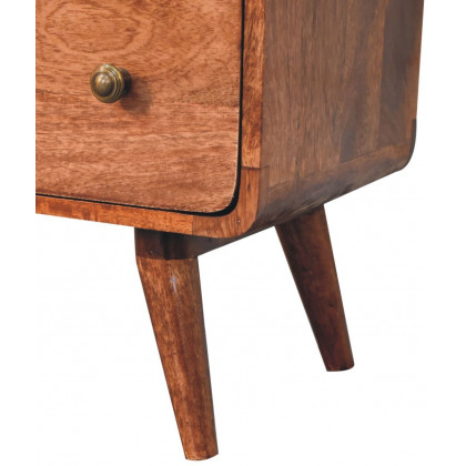 Artisan - Curved Honey Caramel Chest