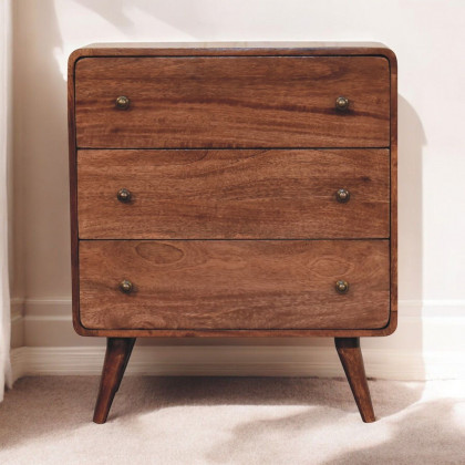 Artisan - Curved Honey Caramel Chest