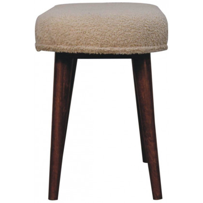 Artisan - Honey Caramel Boucle Cream Nordic Bench