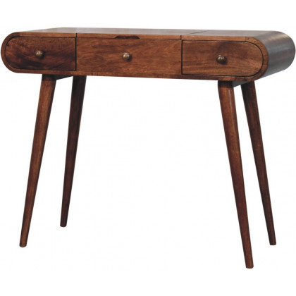 Artisan - Honey Caramel Round Dressing Table