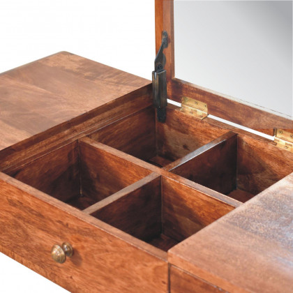 Artisan - Honey Caramel Round Dressing Table