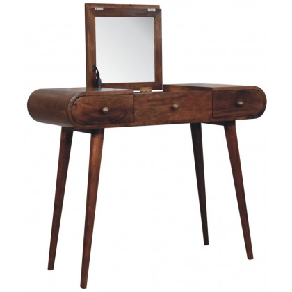 Artisan - Honey Caramel Round Dressing Table