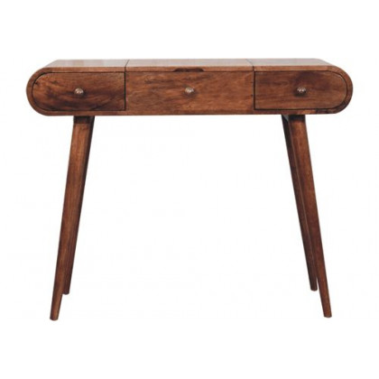 Artisan - Honey Caramel Round Dressing Table