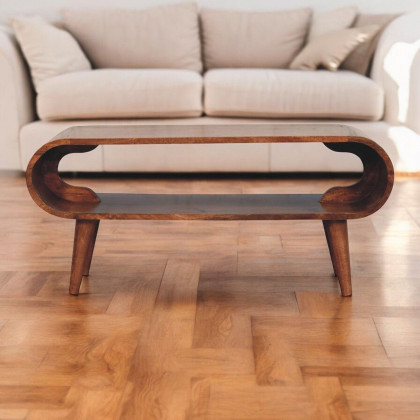 Artisan - Amaya Nordic Style Honey Caramel Coffee Table