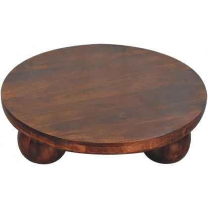 Artisan - California Walnut Central Table With Ball Feet