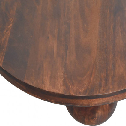 Artisan - California Walnut Central Table With Ball Feet