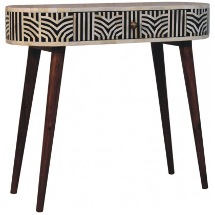 Artisan - Honey Caramel Edessa Bone Inlay Console Table