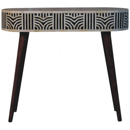 Artisan - Honey Caramel Edessa Bone Inlay Console Table