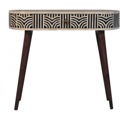 Artisan - Honey Caramel Edessa Bone Inlay Console Table