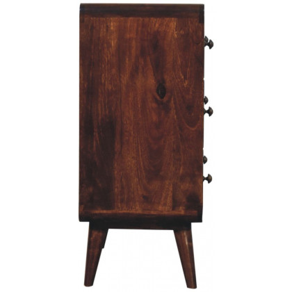 Artisan - Curved California Walnut Chest