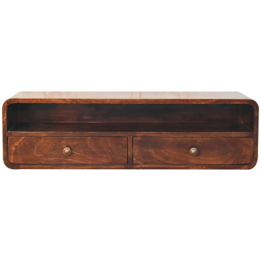 Artisan - Floating California Walnut Open Console