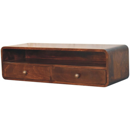 Artisan - Floating California Walnut Open Console
