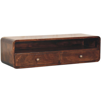 Artisan - Floating California Walnut Open Console