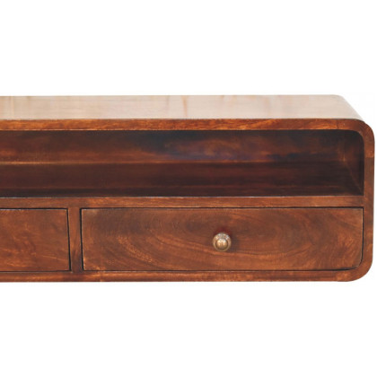 Artisan - Floating California Walnut Open Console