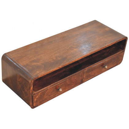 Artisan - Floating California Walnut Open Console