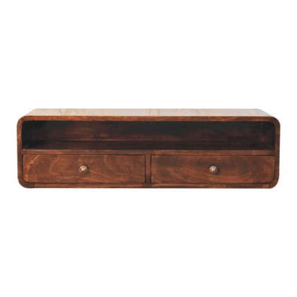 Artisan - Floating California Walnut Open Console