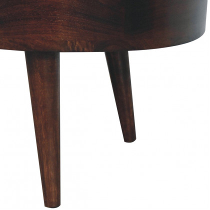 Artisan - California Walnut Rounded Coffee Table