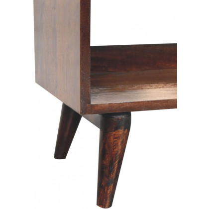 Artisan - California Walnut Bench With Mud Linen Seat Pad