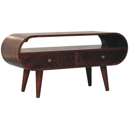 Artisan - California Walnut Circular TV Stand