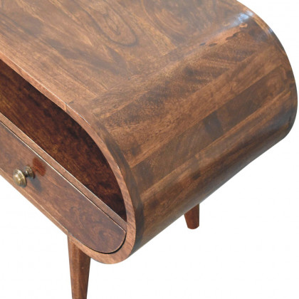 Artisan - California Walnut Circular TV Stand