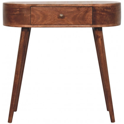 Artisan - Honey Caramel Rounded Small Console Table