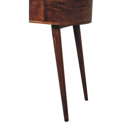 Artisan - Honey Caramel Rounded Small Console Table