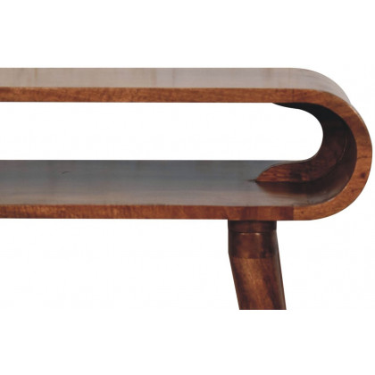 Artisan - Amaya Honey Caramel Nordic Style Console Table