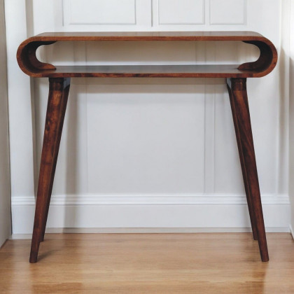 Artisan - Amaya Honey Caramel Nordic Style Console Table