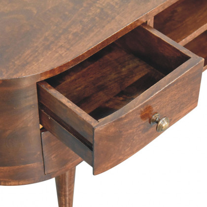 Artisan - California Walnut Rounded Entertainment Unit