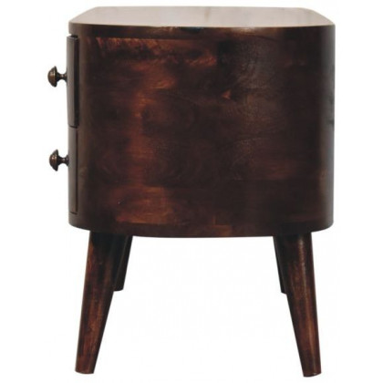 Artisan - California Walnut Rounded Entertainment Unit