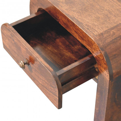 Artisan - California Walnut Disc Bedside