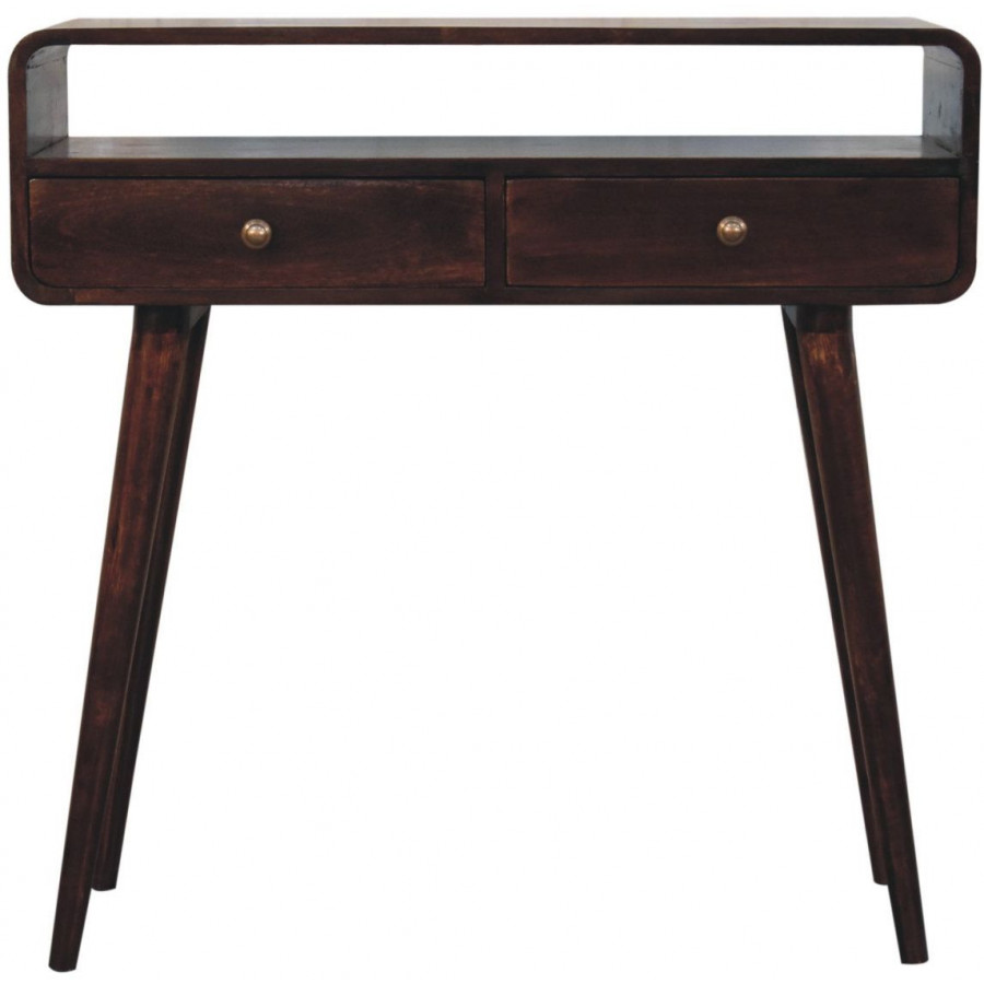 Artisan - Curved California Walnut Console Table