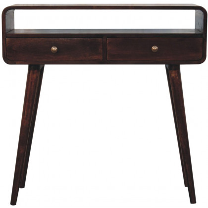 Artisan - Curved California Walnut Console Table