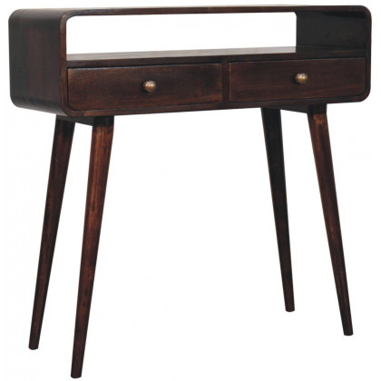 Artisan - Curved California Walnut Console Table