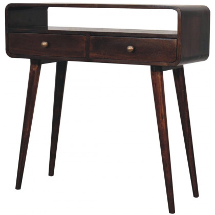 Artisan - Curved California Walnut Console Table