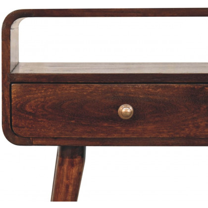 Artisan - Curved California Walnut Console Table