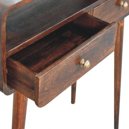 Artisan - Curved California Walnut Console Table
