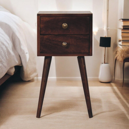 Artisan - Mini 2 Drawercalifornia Walnut Bedside