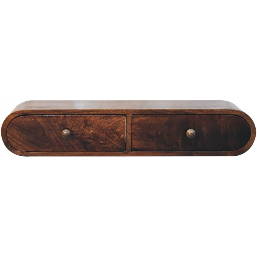 Artisan - Wall Mounted California Walnut Console Table