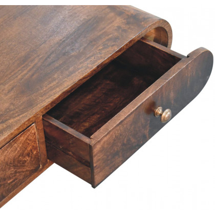Artisan - Wall Mounted California Walnut Console Table