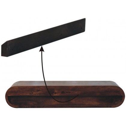 Artisan - Wall Mounted California Walnut Console Table